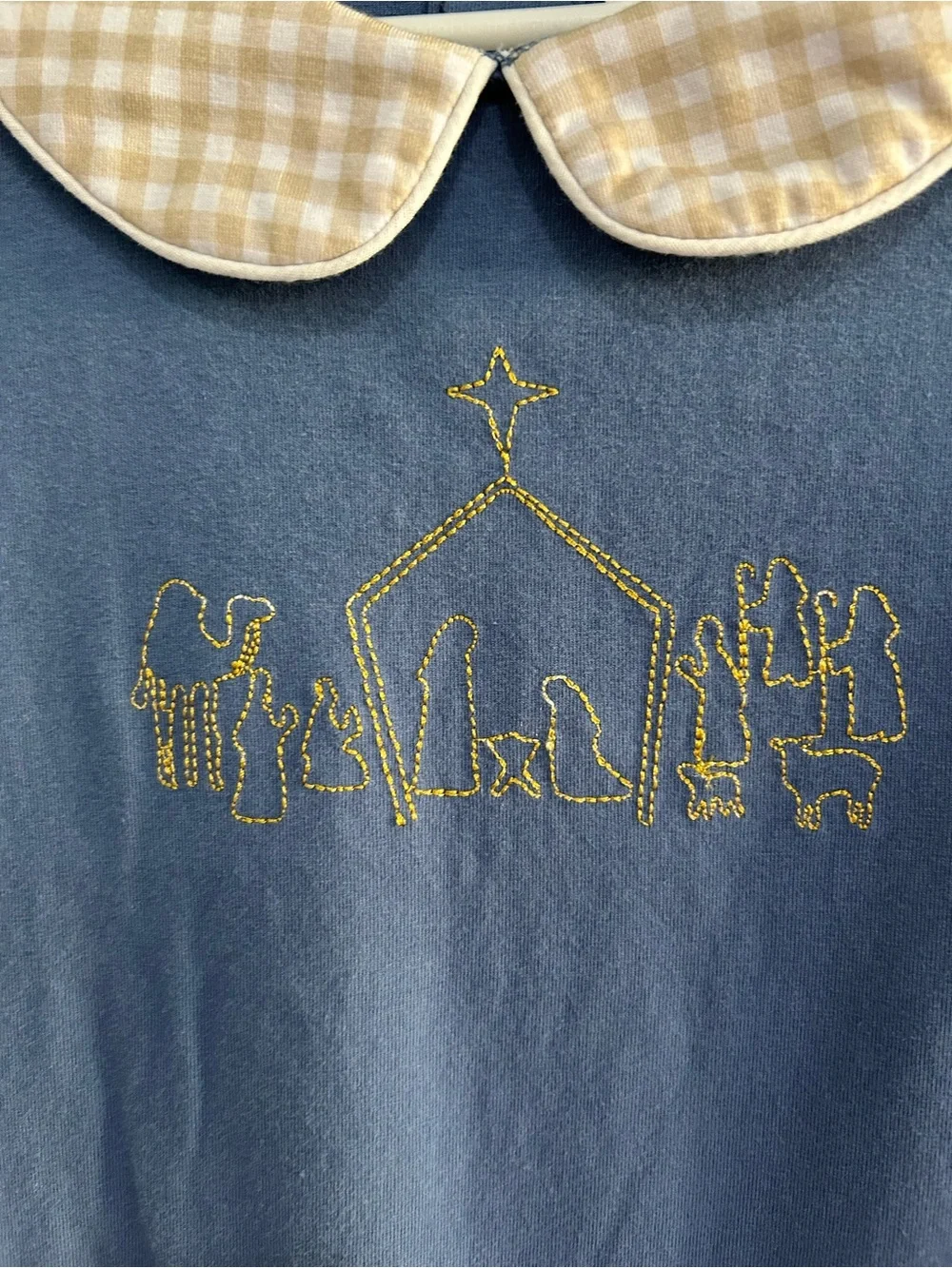Itty Bitty Nativity Scene Knit Romper